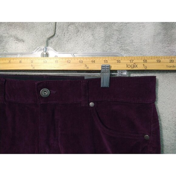 Torrid Pants Womens 18R Red Corduroy Bombshell Skinny Stretch High Rise Cotton - Picture 3 of 11